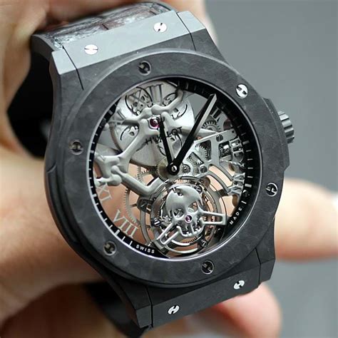 hublot classic fusion skull|hublot skeleton tourbillon.